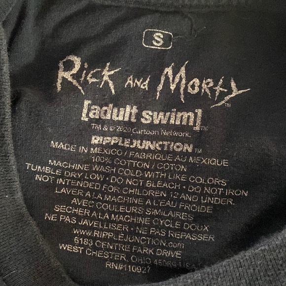 Ripple Junction Rick & Morty Character Graphic T-Shirt - Picture 5 of 5
